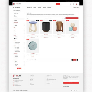 قالب فرنی‌تاون پرستاشاپ - FurniTown