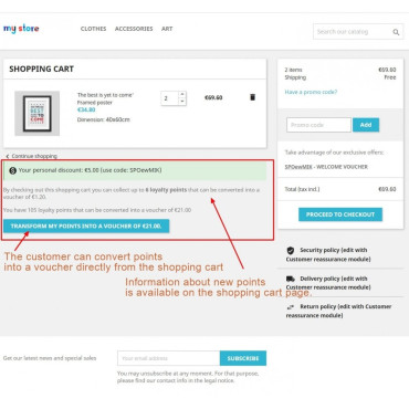 ماژول کوپن های تخفیف پیشرفته و امتیازات وفاداری پرستاشاپ
