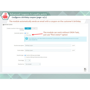 ماژول کوپن های تخفیف پیشرفته و امتیازات وفاداری پرستاشاپ