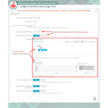 ماژول کوپن های تخفیف پیشرفته و امتیازات وفاداری پرستاشاپ