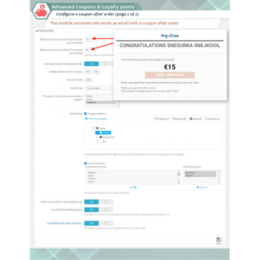 ماژول کوپن های تخفیف پیشرفته و امتیازات وفاداری پرستاشاپ
