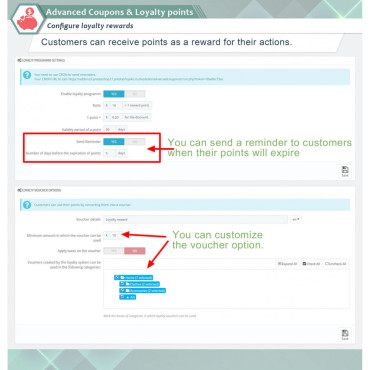 ماژول کوپن های تخفیف پیشرفته و امتیازات وفاداری پرستاشاپ