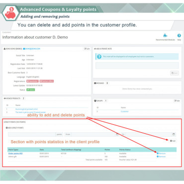 ماژول کوپن های تخفیف پیشرفته و امتیازات وفاداری پرستاشاپ