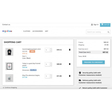 ماژول پکیج محصول پرستاشاپ - افزودن چند محصول به سبد خرید