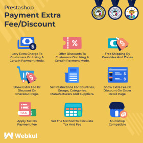 ماژول پرداخت هزینه اضافی / تخفیف وبکول