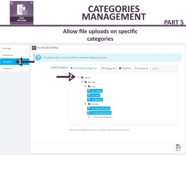 ماژول آپلود فایل پرستاشاپ - اجازه به آپلود فایل توسط کاربران