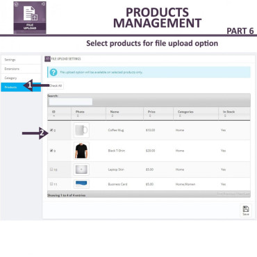 ماژول آپلود فایل پرستاشاپ - اجازه به آپلود فایل توسط کاربران