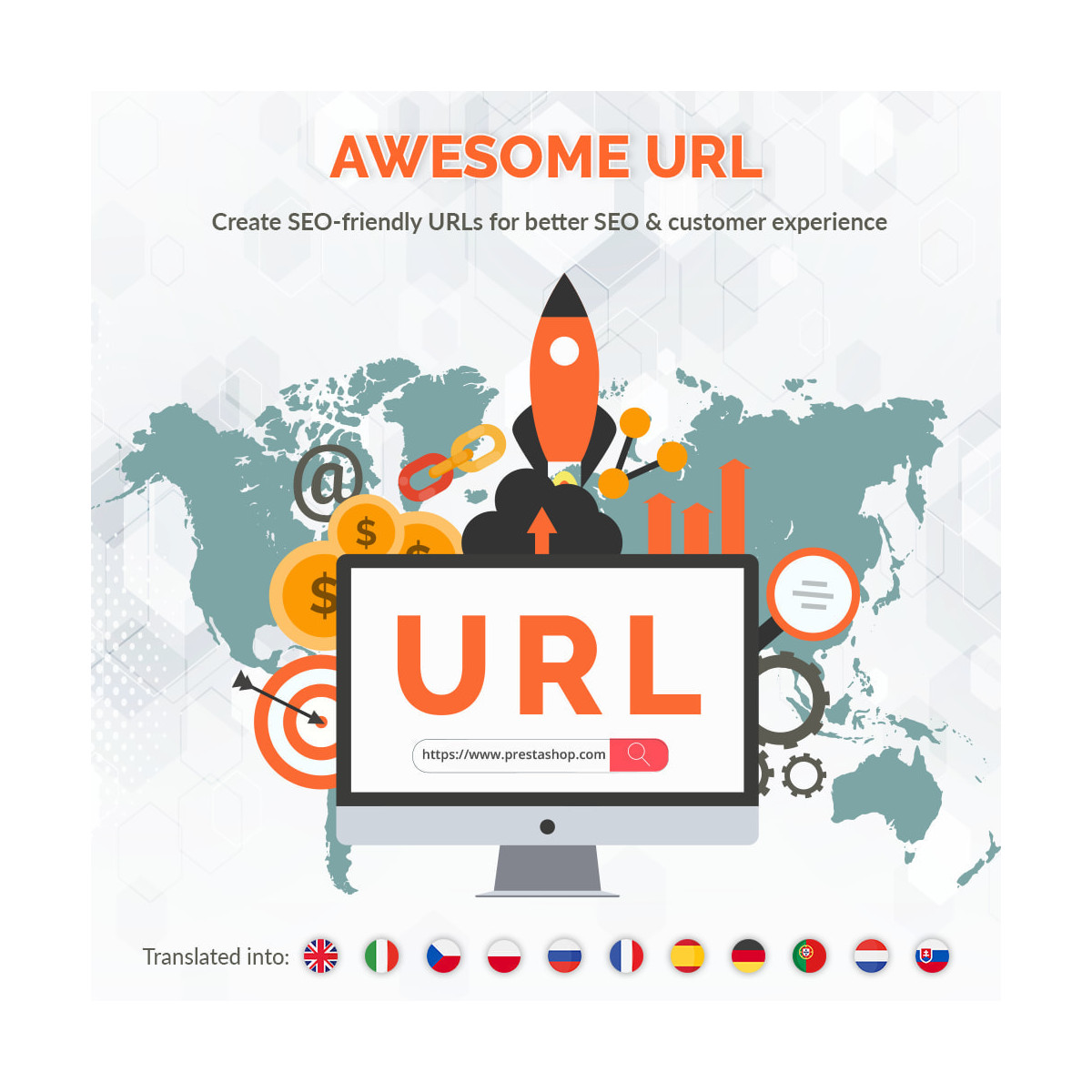 ماژول ریدایرکت پرستاشاپ - Awesome URL