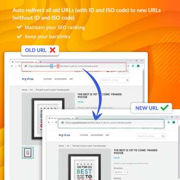 ماژول ریدایرکت پرستاشاپ - Awesome URL