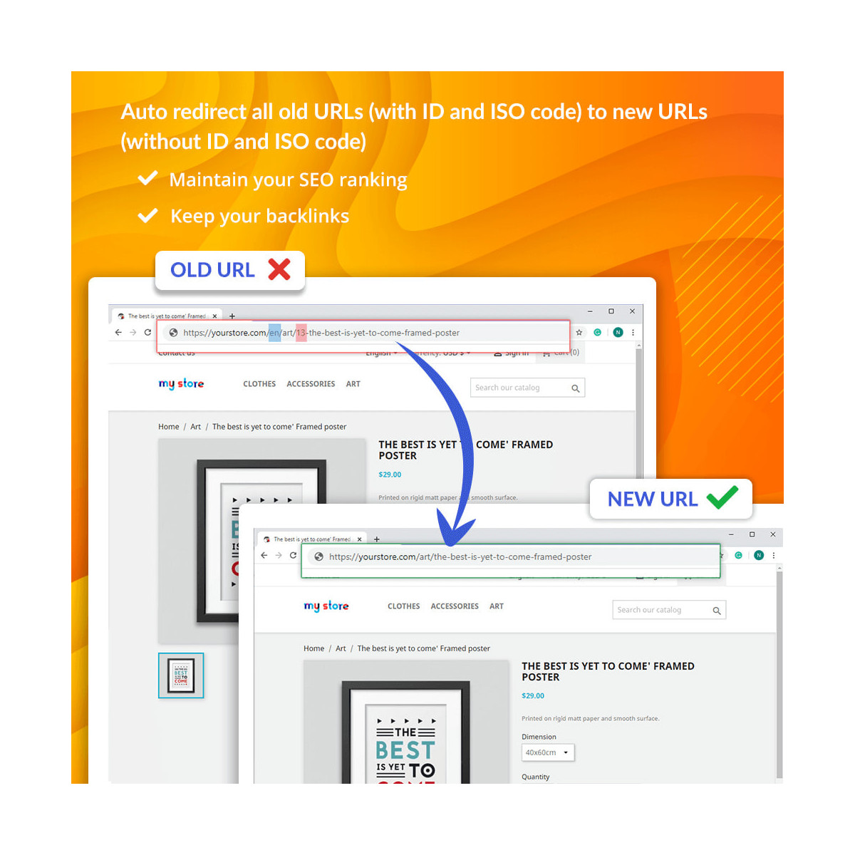 ماژول ریدایرکت پرستاشاپ - Awesome URL