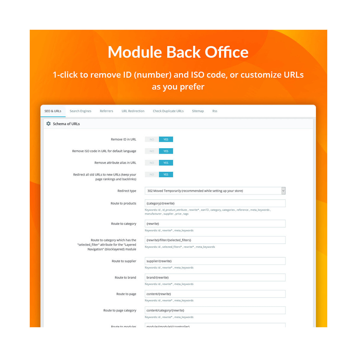 ماژول ریدایرکت پرستاشاپ - Awesome URL