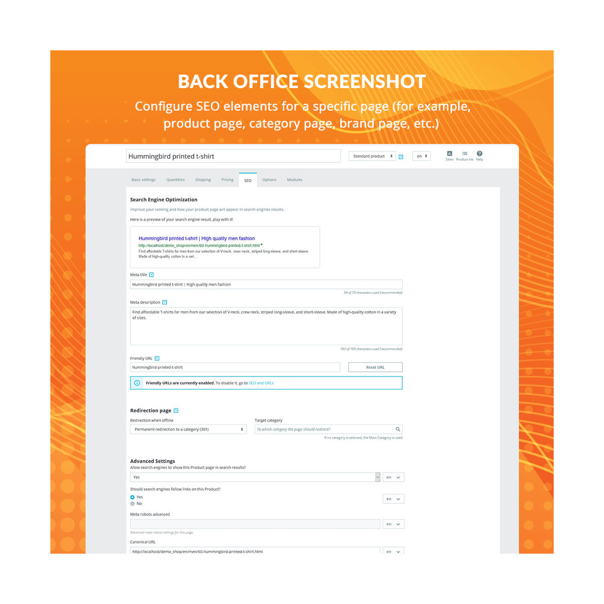 ماژول ریدایرکت پرستاشاپ - Awesome URL