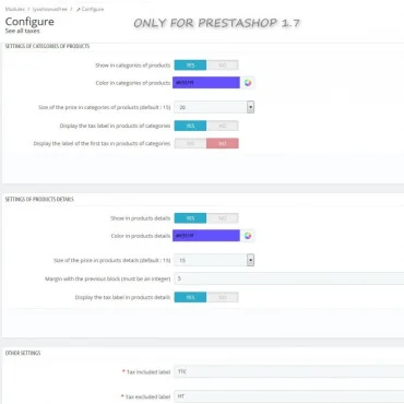 ماژول نمایش همزمان قیمت محصول با مالیات و بدون مالیات پرستاشاپ