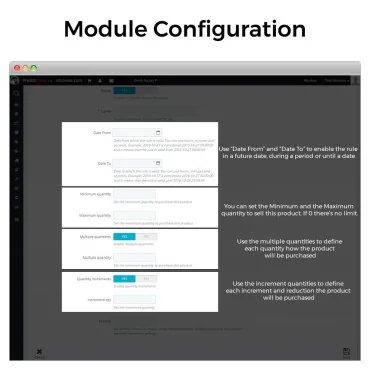 ماژول حداقل، حداکثر تعداد محصول در سبد خرید پرستاشاپ