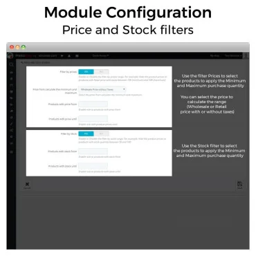 ماژول حداقل، حداکثر تعداد محصول در سبد خرید پرستاشاپ