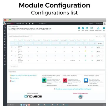 ماژول حداقل، حداکثر تعداد محصول در سبد خرید پرستاشاپ