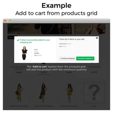 ماژول حداقل، حداکثر تعداد محصول در سبد خرید پرستاشاپ