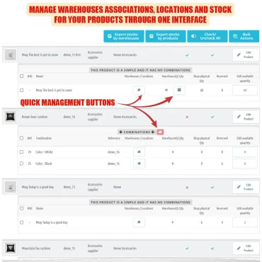 ماژول مدیریت انبار پرستاشاپ WK