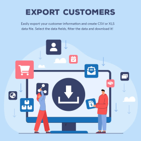 ماژول رایگان خروجی گیری از مشتریان پرستاشاپ