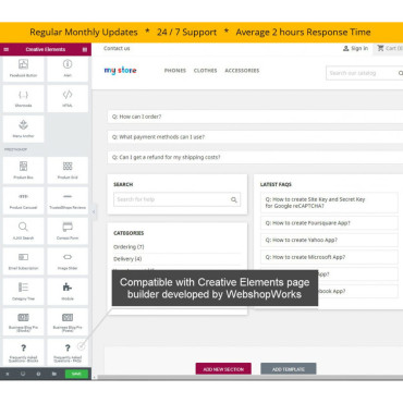 ماژول سوالات متداول پیشرفته Hipresta