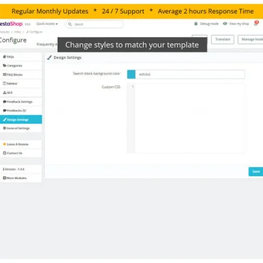 ماژول سوالات متداول پیشرفته Hipresta
