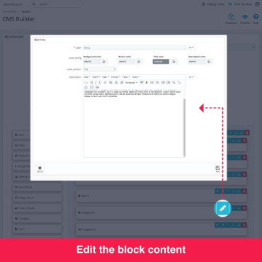 ماژول ساخت صفحه CMS پیشرفته پرستاشاپ
