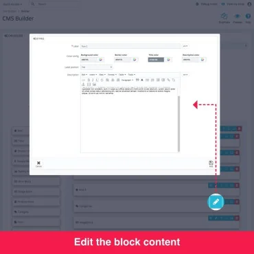 ماژول ساخت صفحه CMS پیشرفته پرستاشاپ