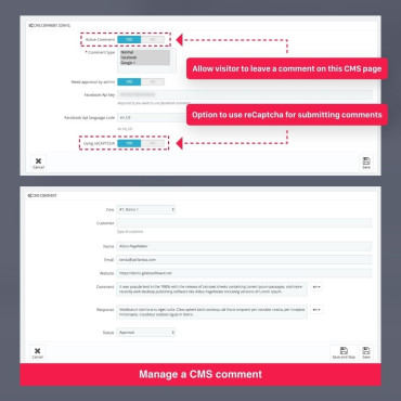 ماژول ساخت صفحه CMS پیشرفته پرستاشاپ