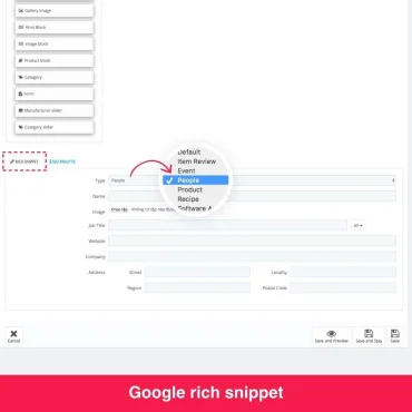 ماژول ساخت صفحه CMS پیشرفته پرستاشاپ
