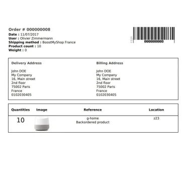 ماژول آماده سازی سفارش پرستاشاپ با بارکد اسکنر