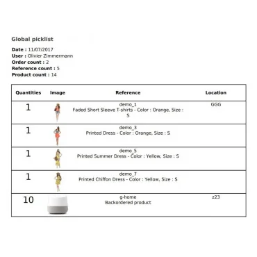 ماژول آماده سازی سفارش پرستاشاپ با بارکد اسکنر