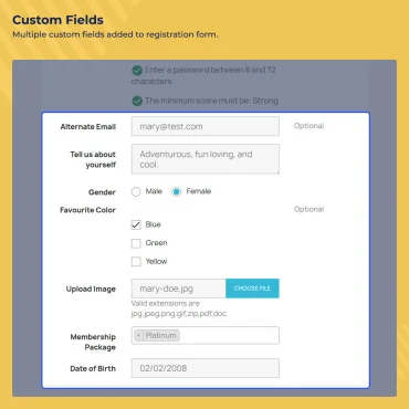ماژول فیلد سفارشی ثبت نام پرستاشاپ Custom Registration Fields