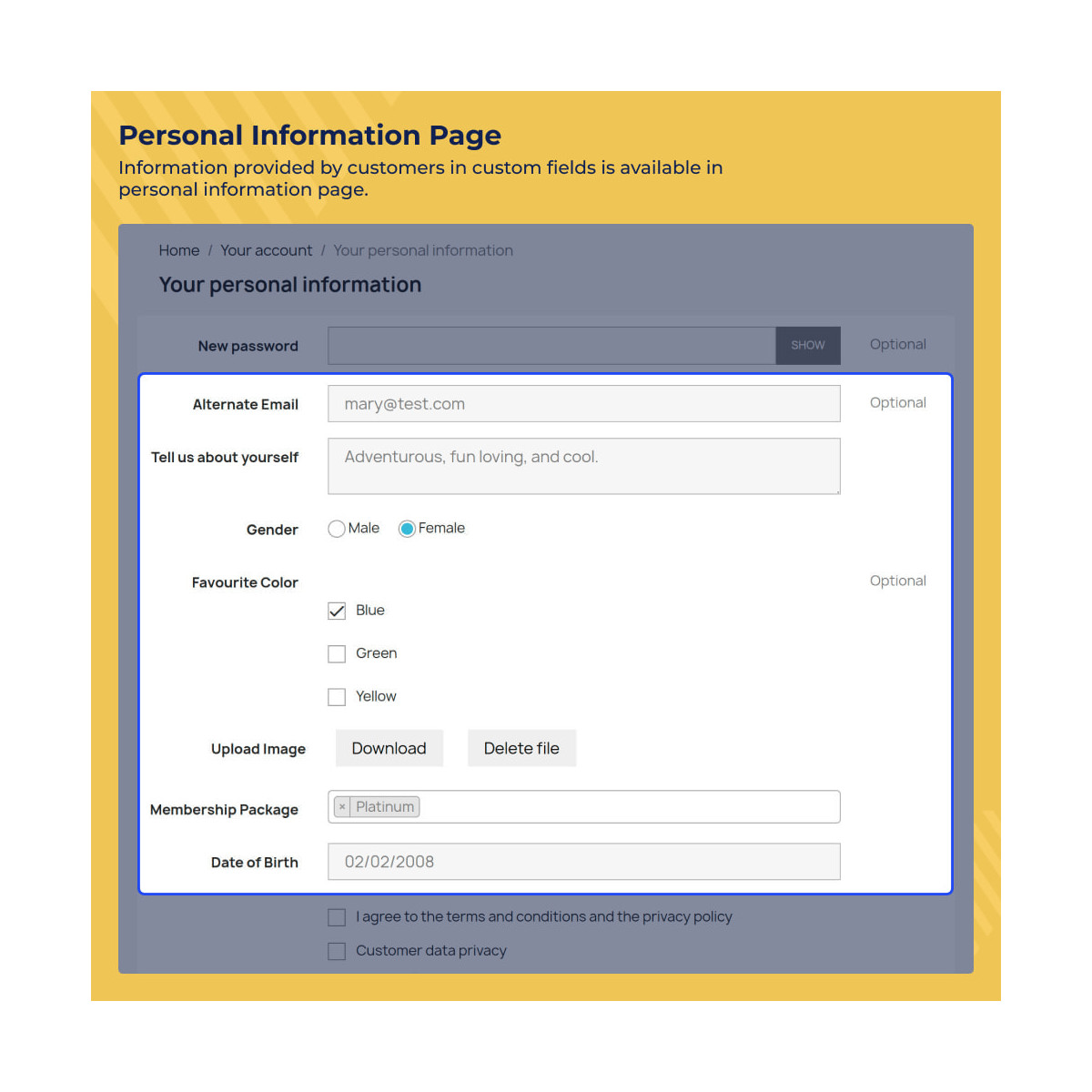 ماژول فیلد سفارشی ثبت نام پرستاشاپ Custom Registration Fields
