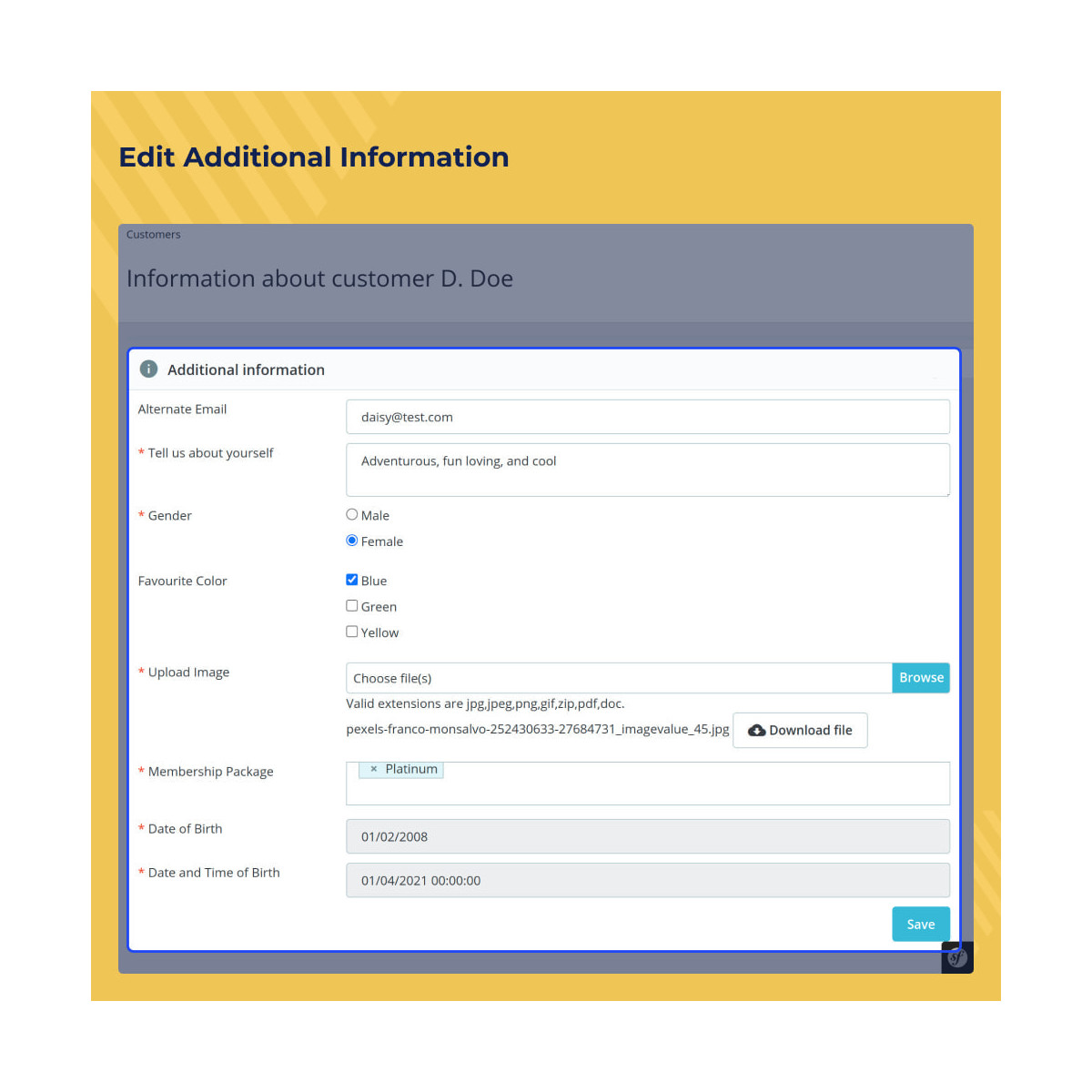 ماژول فیلد سفارشی ثبت نام پرستاشاپ Custom Registration Fields
