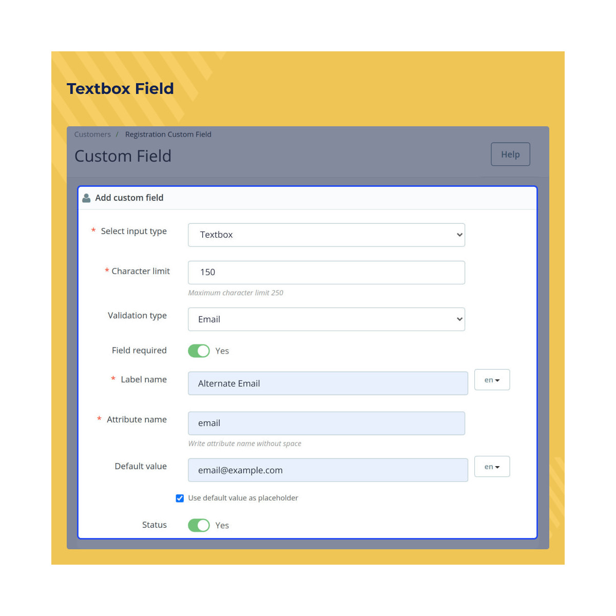 ماژول فیلد سفارشی ثبت نام پرستاشاپ Custom Registration Fields