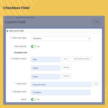 ماژول فیلد سفارشی ثبت نام پرستاشاپ Custom Registration Fields