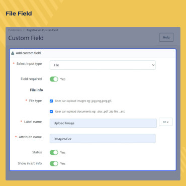 ماژول فیلد سفارشی ثبت نام پرستاشاپ Custom Registration Fields
