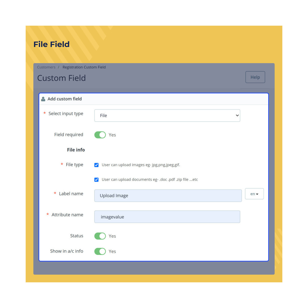 ماژول فیلد سفارشی ثبت نام پرستاشاپ Custom Registration Fields