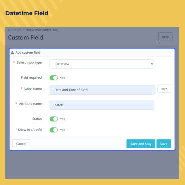 ماژول فیلد سفارشی ثبت نام پرستاشاپ Custom Registration Fields