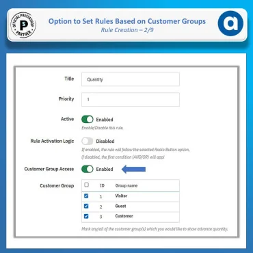 ماژول محصول و شاخه خصوصی پرستاشاپ بر اساس گروه مشتریان