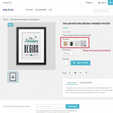 ماژول محصولات به‌ عنوان ترکیب‌ مجازی پرستاشاپ – اتصال محصولات به هم