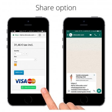ماژول چت واتسپ پرستاشاپ Whatsapp Prestashop Module
