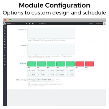 ماژول چت واتسپ پرستاشاپ Whatsapp Prestashop Module