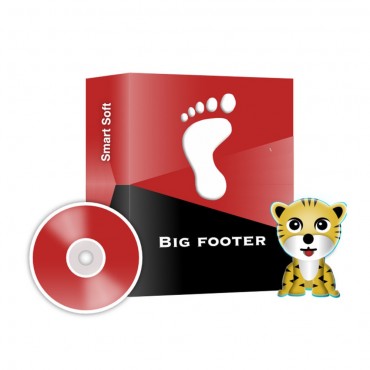 ماژول پرستاشاپی طراحی فوتر حرفه ای Big Footer