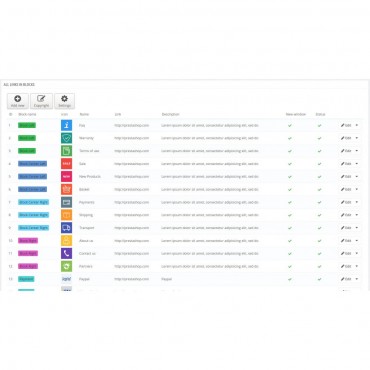 ماژول پرستاشاپی طراحی فوتر حرفه ای Big Footer