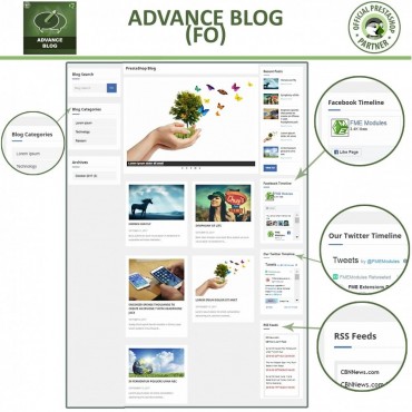 ماژول بلاگ پرستاشاپ شرکت FME