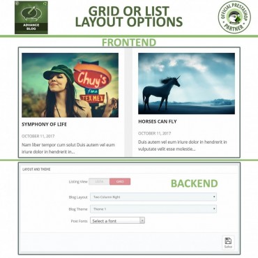 ماژول بلاگ پرستاشاپ شرکت FME