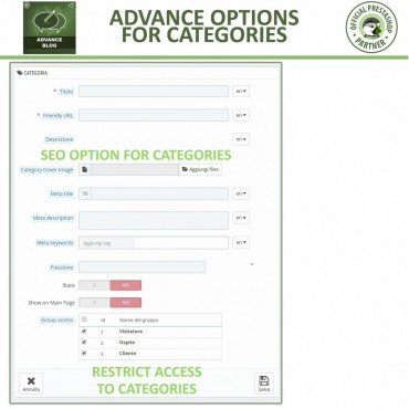 ماژول بلاگ پرستاشاپ شرکت FME