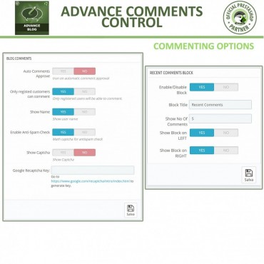 ماژول بلاگ پرستاشاپ شرکت FME