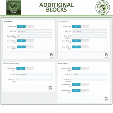 ماژول بلاگ پرستاشاپ شرکت FME